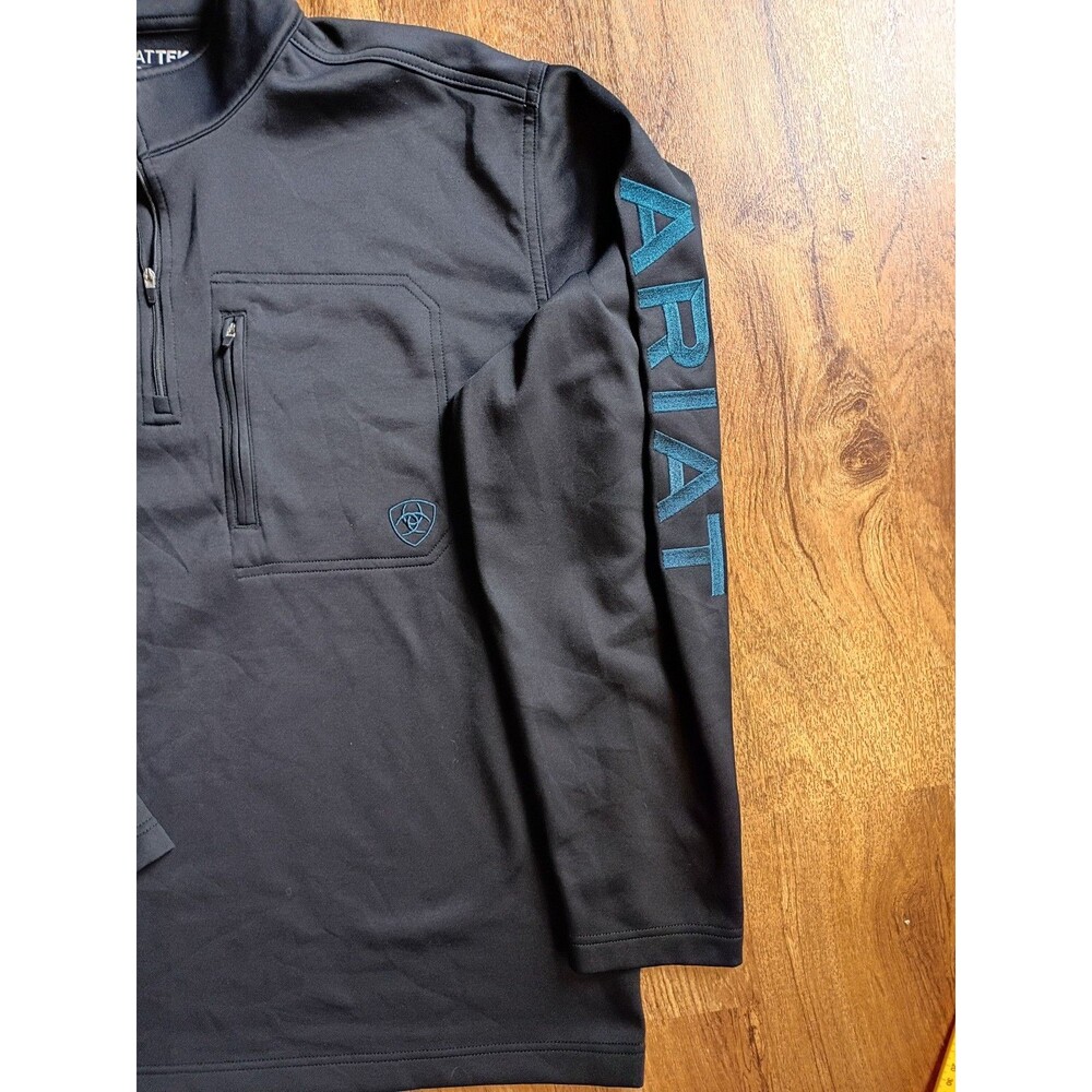 Ariat TEK Cold Series 1/4 Zip Pullover Mens XL Black - Picture 4 of 10